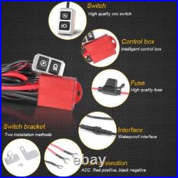 100W 10000LM LED Motorcycle Driving Auxiliary Spot Light Fog Lamp White+Amber