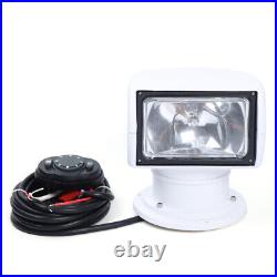 100W 12VDC 360° Marine Searchlight Remote Control Boat Truck Car Spot Light Lamp