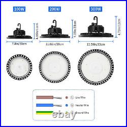 100W-300W UFO LED Hall Lighting Industrial Lamp High Bay Hall Spotlight Lamp UK