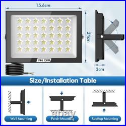 100-500W LED Floodlight Spot Light Watt Security Flood Light Outdoor Garden Lamp