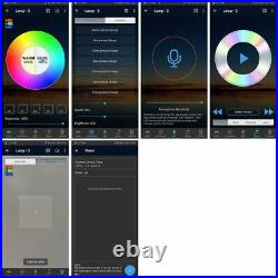 10PCS LED Ceiling Lights Smart Downlight RGB Bluetooth APP Control Spotlight