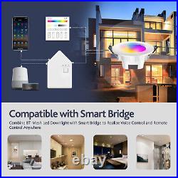 10PCS LED Ceiling Lights Smart Downlight RGB Bluetooth APP Control Spotlight