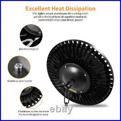 10Pcs UFO LED Hall Lighting 200W Industrial Lamp High Bay Hall Spotlight Lamp UK