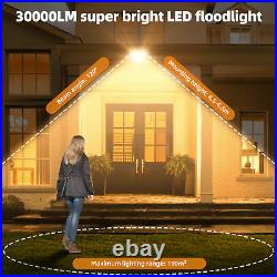 10X 300W LED Flood Light Outdoor Garden Lamp Yard Security Spotlight Warm White