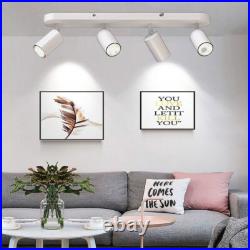 10X 4 Way Ceiling Spot Light Fitting LED GU10 Adjustable Kitchen Spotlight Lamp