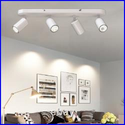 10X 4 Way Ceiling Spot Light Fitting LED GU10 Adjustable Kitchen Spotlight Lamp