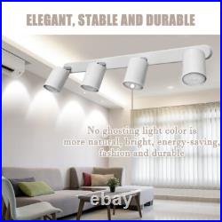 10X 4 Way Ceiling Spot Light Fitting LED GU10 Adjustable Kitchen Spotlight Lamp