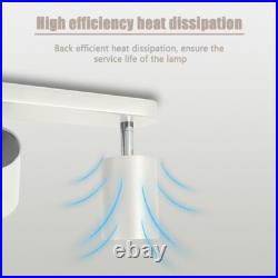 10X 4 Way Ceiling Spot Light Fitting LED GU10 Adjustable Kitchen Spotlight Lamp