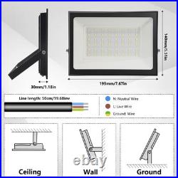 10X 50W LED Floodlight Spot Light Security Flood Lights Outdoor Garden Wall Lamp
