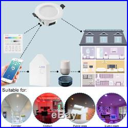 10X RGBWC LED Ceiling Panel Lamp Down Light Smart WIFI/Bluetooth Mesh Spotlights