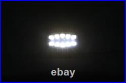 10 12V 24V Oval Full LED Work Light Bar X2 Spot Roof Driving Lamp Truck Tractor