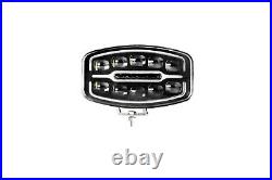 10 12V 24V Oval Full LED Work Light Bar X2 Spot Roof Driving Lamp Truck Tractor