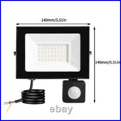 10-200W LED Floodlight Spot Light Watt Security Flood Light Outdoor Garden Lamps