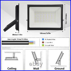 10-300W LED Floodlight Spot Security Flood Lights Light Outdoor Garden Lamp IP65 10-300W LED Floodlight Spot Security Flood Lights Light Outdoor Garden Lamp IP65
