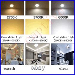 10-40 Pack 7W Dimmable Downlight LED Recessed Ceiling Light Panel Spotlight Lamp