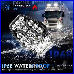 10'' Jumbo Led Oval White Amber Sidelight Replacement Hella Fog Lamp Spot Light