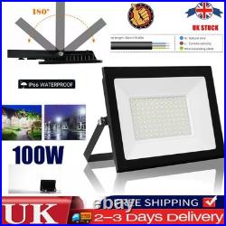 10pcs 100W LED Floodlight Spot Light Security Flood Light IP66 Garden Wall Lamp