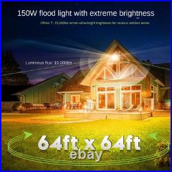 10x150W LED Floodlight Spot Light Watt Security Flood Lights Outdoor Garden Lamp