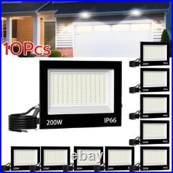 10x200W LED Floodlight Spot Light Security Flood Lights Outdoor Garden Lamp IP66