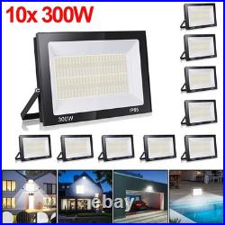 10x300W LED Floodlight Spot Light Security Flood Lights Outdoor Garden Wall Lamp