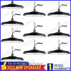 10x LED UFO High Bay Light Industrial Lamp Workshop IP65 Spotlight Warehouse