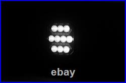 10x Led Work Spot Light Lamp White Amber Light 12-24v E-Marked 6500K Slim Design