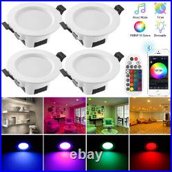 10x Smart 9W Dimmer LED Ceiling Light Recessed Down Lights Round Spot Lamp Home