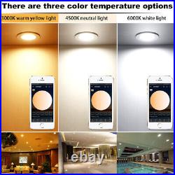 10x Smart 9W Dimmer LED Ceiling Light Recessed Down Lights Round Spot Lamp Home