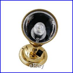12V/24V RV Interior Reading Wall Light Spotlight Bed Lamp Swivel Brass