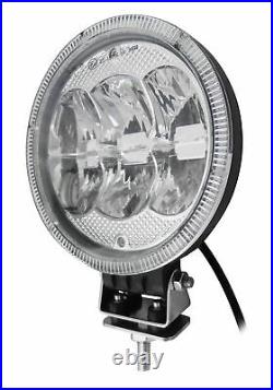 12 / 24v 7 Round Cree LED Spot Fog Lights Lamp DRL / Park Light Dual Function