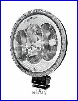 12/ 24v 9 Round Cree LED Spot Fog Lights Lamp DRL / Park Light Dual Function CE