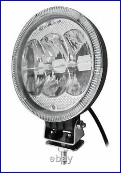 12v / 24v 7 Round Cree LED Spot Fog Lamp Lights DRL / Park Light Dual Function