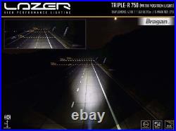 12v / 24v 9in Lazer Triple-R 750 STD LED Light Spot Lamp + Position Light Black