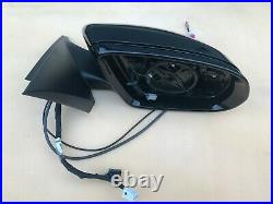 16-20 MERCEDES GLC W253 COMPLETE MIRROR BLACK right HEAT/BLIND SPOT /CAMERA full