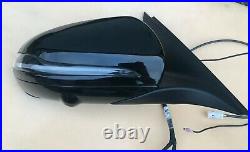 16-20 MERCEDES GLC W253 COMPLETE MIRROR BLACK right HEAT/BLIND SPOT /CAMERA full