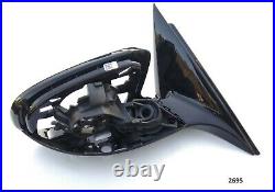 16-20 OEM MERCEDES E W213 MIRROR BASE right / BLACK / high gloss / camera