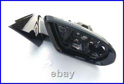 16-20 OEM MERCEDES E W213 MIRROR BASE right / BLACK / high gloss / camera