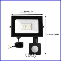 1-10PCS PIR LED Floodlight Spot Light Security Flood Lights Outdoor Garden Lamp