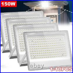 1-10PC LED Floodlight Spot Light Watt Security Flood Lights Outdoor Garden Lamp