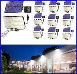 1-10X 234 LED Solar PIR Motion Sensor Wall Light Outdoor Garden Security Lamp UK