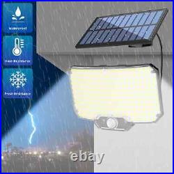 1-10X 234 LED Solar PIR Motion Sensor Wall Light Outdoor Garden Security Lamp UK