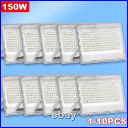 1-10X LED Floodlight Spot Light Security Flood Lights Outdoor Garden Lamp 150W