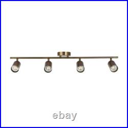 1 2 3 4 Lamp Antique Brass GU10 Spotlight 1 2 3 4 Lamp Antique Brass GU10 Spotlight