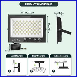 200W LED Floodlight Spot Light Security Flood Lights Outdoor Garden Lamp IP66
