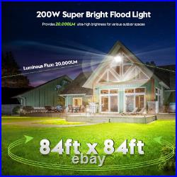 200W LED Floodlight Spot Light Security Flood Lights Outdoor Garden Lamp IP66