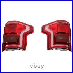 2015-2016 Ford F-150 LED Tail Light Lamps with Blind Spot Radar Right & Left OEM