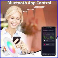 20X Tuya LED Downlight Bluetooth 10W Smart Ceiling Light Dimmable RGB Lamp APP