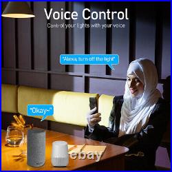 20X Tuya LED Downlight Bluetooth 10W Smart Ceiling Light Dimmable RGB Lamp APP