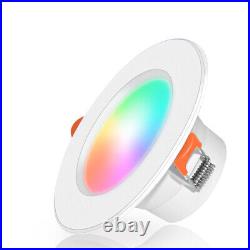 20X Tuya LED Downlight Bluetooth 10W Smart Ceiling Light Dimmable RGB Lamp APP