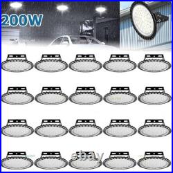 20x 200W UFO LED Hall Lighting Ceiling Spotlight Workshop Light Industrial Lamp
